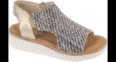 Rieker Sandals 69284, Vrouwen, Veelkleurig, Sandalen, maat: 37