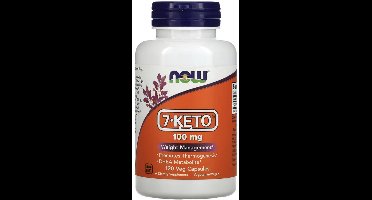 NOW Foods 7-Keto 100 mg – 120 Vegetarische Capsules | 7-Keto DHEA Supplement / Dietary Supplement
