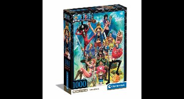 Clementoni - Puzzel - 1000 stukjes - One Piece - Anime - High Quality Series