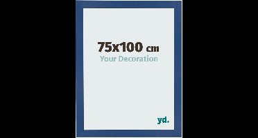 Your Decoration - Fotolijst 75x100 cm - MDF - Donkerblauw - Bologna