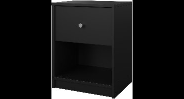 Nachtkastje May 1 lade Zwart - Giga Living
