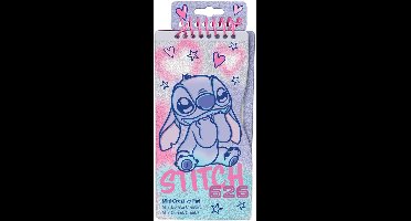 Disney Lilo & Stitch Mini Creatieve Kleurset - Inclusief Kleurplaten, Stickers en Potloden - Compact Kleurboek - Reisformaat