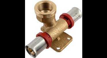 Bonfix Alu-pers muurpl. dubb. recht 16×1/2″ bi.dr.x16mm 1st.