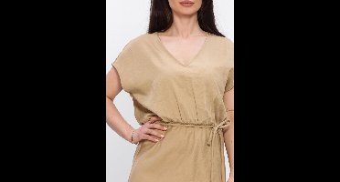 Beaumont Aymee Dress Dames - Jurk - Zand - Maat 44