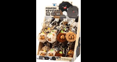 Centrum pluche sleutelhanger Capybara 24 stuks accessoire.