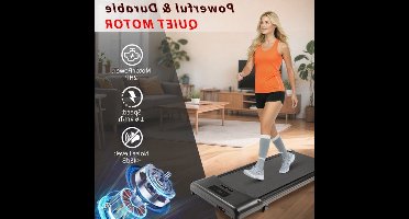 Loopband – Wandelband – Hardloopband – Walking Pad – Treadmill – Compact en Stil – Met Afstandsbediening