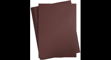Bruin Karton 180 Grams - Bruin A2 Karton - Hobbykarton - Stevig Bruin Papier - A2 Bruin Papier 180 grams - Knutselpapier Knutselkarton - Koffiebruin - 42 x 60 cm - A2 - 100 Vellen