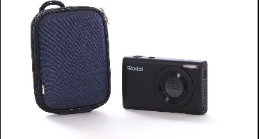 Rollei Compactline Mini Zwart - 18x Digitale zoom - 4K Video + 32GB geheugenkaart - + Tas