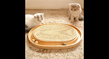 Core® Krabton - Krabpaal - Krabton voor Katten- Beige - ‎43cm x 33cm x 3cm