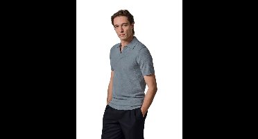 Profuomo poloshirt korte mouw blauw