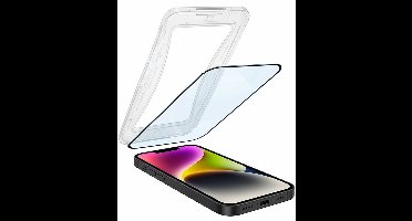Screenprotector - Geschikt voor Apple iPhone 14 Pro Max - Met Installatie Kit - Beschermglas - Gehard Glas - Tempered Glass - Screen Protector - Inclusief Montage Frame - Buigbaar Hybrid Bescherm Cover