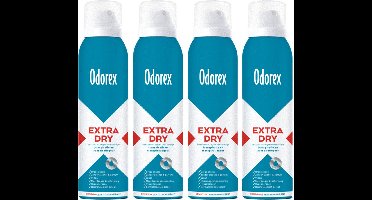 Odorex Extra Dry Deodorant Spray Sensitive - 4x 150ml - voordeelverpakking