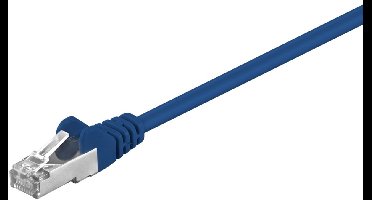 Goobay CAT 5e Patch Cable, F/UTP, blue 7.5 m