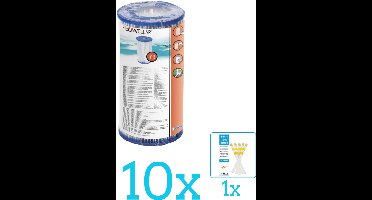 Bestway - Flowclear - Filtercartridge Type IV - Volumebundel - Filter - 10-delig