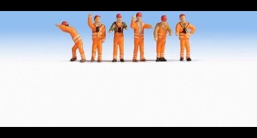 NOCH 36275 N Rangeerpersoneel figuren Geverfd, Staand