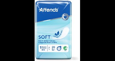 Attends Soft 1 Mini - 12 pakken van 20 stuks