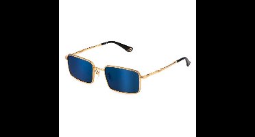 Police Spll85 Zonnebril Goud Smoke/Mirror Blue / CAT3 Man