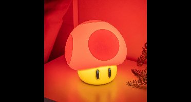 Super Mario Super Mushroom SquishyGlo nachtlamp – oplaadbaar siliconen licht – Paladone
