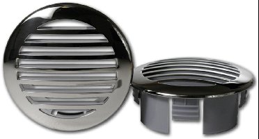 Hollex Ventilatierooster rvs316 3"