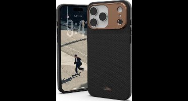UAG Fibr Armr Kevlar Backcover geschikt voor MagSafe geschikt voor iPhone 17 Pro - Graphite / Bronze
