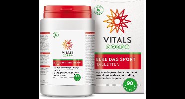 Vitals Elke Dag Sport - 90 tabletten - multivitamine. Voor sporters. Optimaal opneembare multi met een uitgekiende samenstelling - nzvt gecertificeerd.
