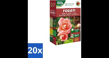 BSI – Rozen Meststof – Rijke Bloei & Sterke Groei – 4 kg (40 m²) - Bulkverpakking - 20 stuks