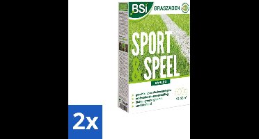 BSI – Graszaad – Sport & Speel – Sterk & Slijtvast Gazon – 500 g - Voordeelverpakking - 2 stuks