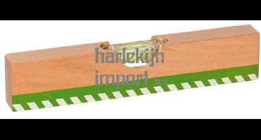 GOKI Speelwerktuigen - Waterpas - 20X4X2,2Cm - Hout - 3 Jaar