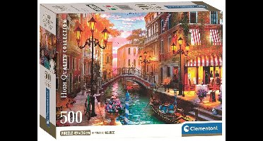 Clementoni - Puzzel - 500 Stukjes - Zonsondergang Over VenetiÃ« - Puzzel Voor Volwassenen - High Quality Collection
