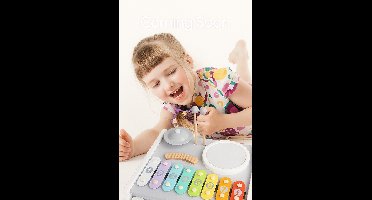 The bloei Houten Piano Speelgoed – Educatief & Muzikaal Speelgoed – Ontwikkelt Ritme, Motoriek & Creativiteit