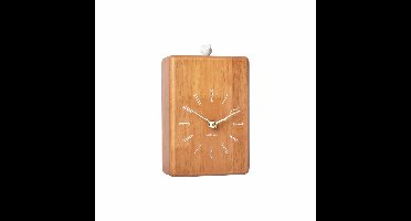 Karlsson Wandklok Rama Cuckoo - Donker hout - 6x14x20cm - Wandklok Modern