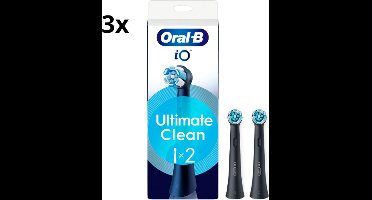 Oral-B iO Ultimate Clean Opzetborstels - Zwart - 3 x 2 stuks