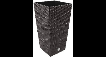 Prosperplast 8.7l Rato 25x25x22.4 Cm Bloempot Zilver