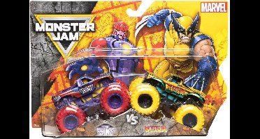 Hot wheels Monster Jam truck 2-pack The Sentinels & Wolverine - monstertruck 9 cm schaal 1:64