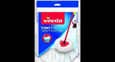 3x Vileda Turbo Classic 100% microfibre Vervanging - 1 per verpakking - Geschikt voor alle centrifugesystemen van Vileda - Voor harde vloeren