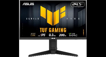 ASUS TUF Gaming VG259QL5A - FHD Fast IPS Gaming Monitor - 200Hz - 0.3ms - G-Sync Compatible - 25 Inch