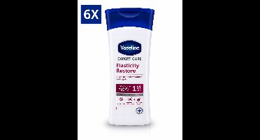 6 x Vaseline Bodylotion Expert Care – Elasticiteit Herstellen – Intens Hydraterend – Voor Droge Huid – 400 ml