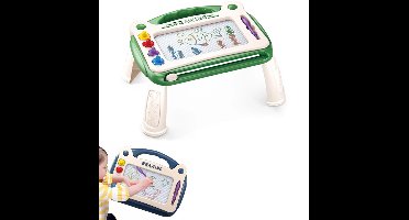 Magnetisch tekenbord - Peuterspeelgoed voor 3-6 jaar oud - Uitwisbaar krabbelbord met poten - Leer- en educatief speelgoed voor kinderen - Cadeau voor jongens meisjes - groente