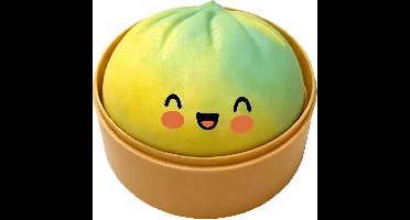 Dumpling Fidget Speelgoed - 1 Stuk Dumpling Design Stress Relief Knijp Speelgoed Voor Bureau - Replica Sensory Fidget Voor Volwassenen - Grappig Thema Kantoordecoratie