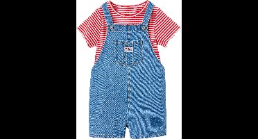Vertbaudet Set met salopet en shirt