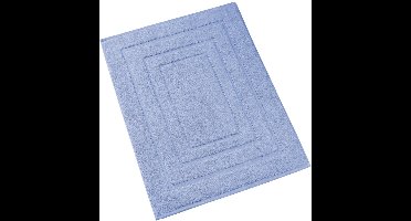 De Witte Lietaer Badmat Pacifique Sky Blue - 60 x 100 cm - Blauw - Katoen