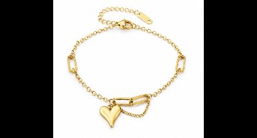 Armband - Goudkleurig- verguld - dames - Vrouwen - feest sieraden - verjaardag cadeau - cadeau - vakantie