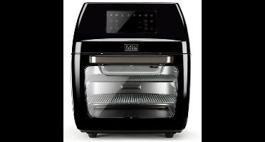 BLACK+DECKER BXAFO1200E - Heteluchtfriteuse met Oven - 1700 W - 12 Liter - Zwart