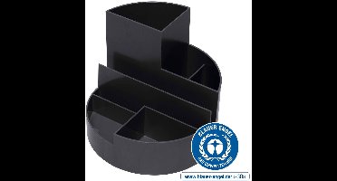 MAUL Pennenkoker MAULrundbox Recycling kunststof 14 x 14 x 12.5 cm zwart