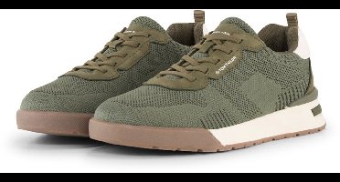 Tom Tailor - Sneakers met mesh - Maat 45 - khaki