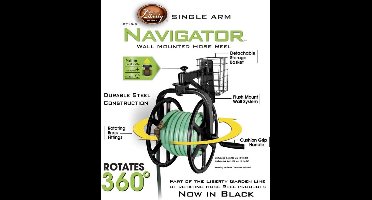 Slanghaspel – Tuinslanghouder – Muurhaspel – Slangoproller – Slangwagen – 360° Rotatie – Weerbestendig Stalen Ontwerp