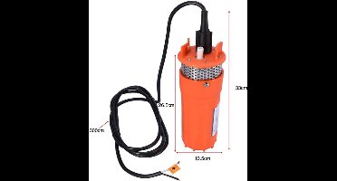 Dompelpomp op zonne-energie – Waterpomp – Pomp – Solar Pomp – Diepe Put Pomp – 12V – 30 Meter Onderdompeldiepte