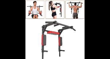 Optrekstang – Pull-Up Bar – Deurtrainer – Krachtstation – Fitnessbar – Koolstofstaal – Draagvermogen 300 kg