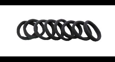 Badstof elastiek donkergrijs