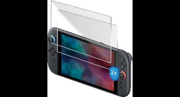 ChiGuard Screenprotector 2x geschikt voor Nintendo Switch 2 Screenprotector - Beschermglas - Curved - GuardCover